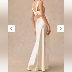 Reformation Chania Silk Dress Ivory SOLD OUT